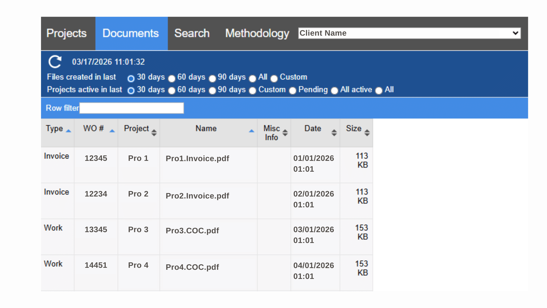 Client Portal - Viewing Invoices and Work Orders